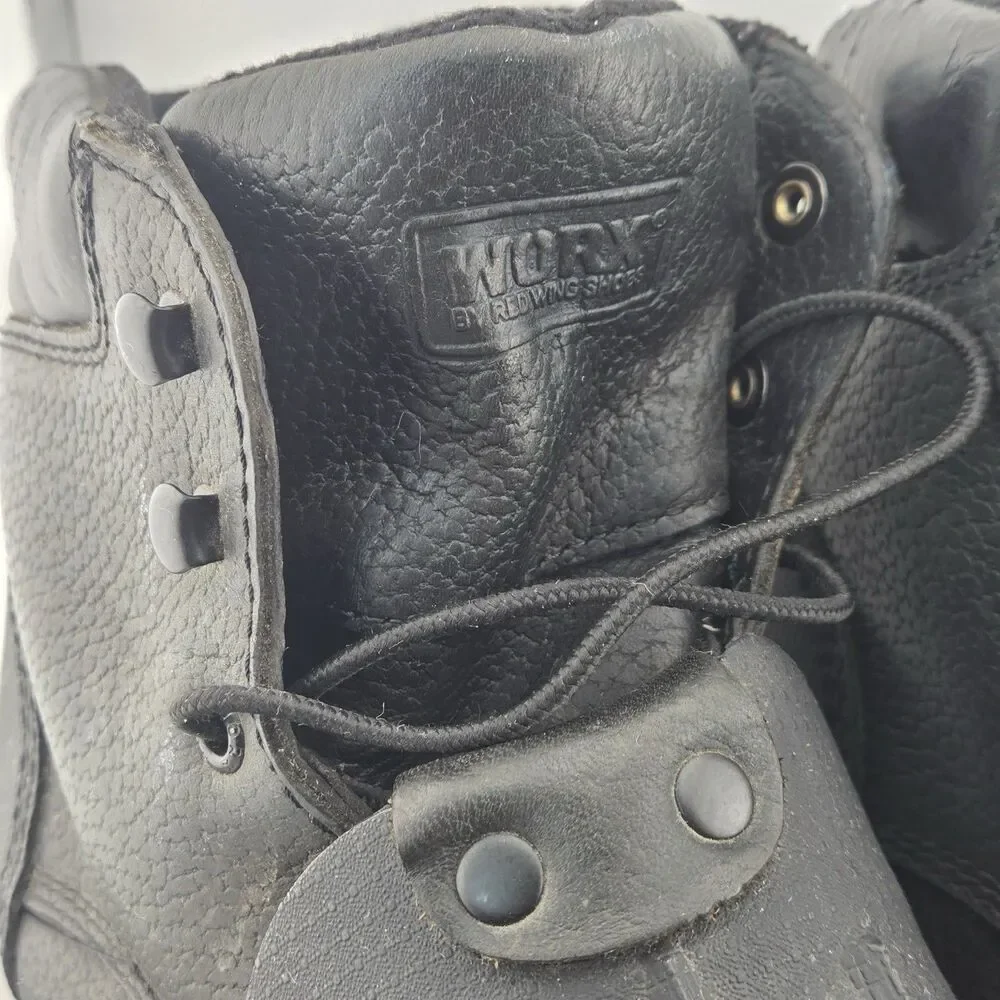Worx By Red Wing Shoes 5613 Black Steel Toe Elect Haz Protect Size 12